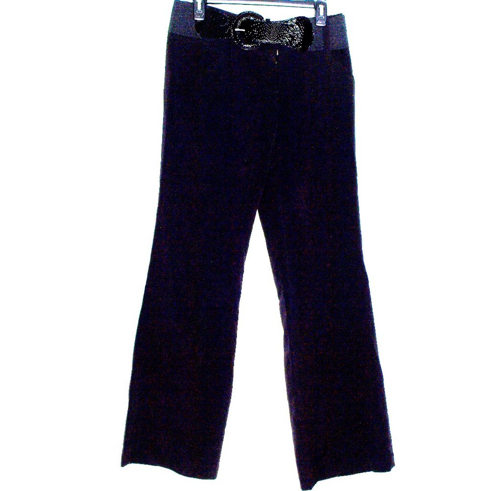 B. Wear Bayer California Black Wide Leg Pants Women Size 11